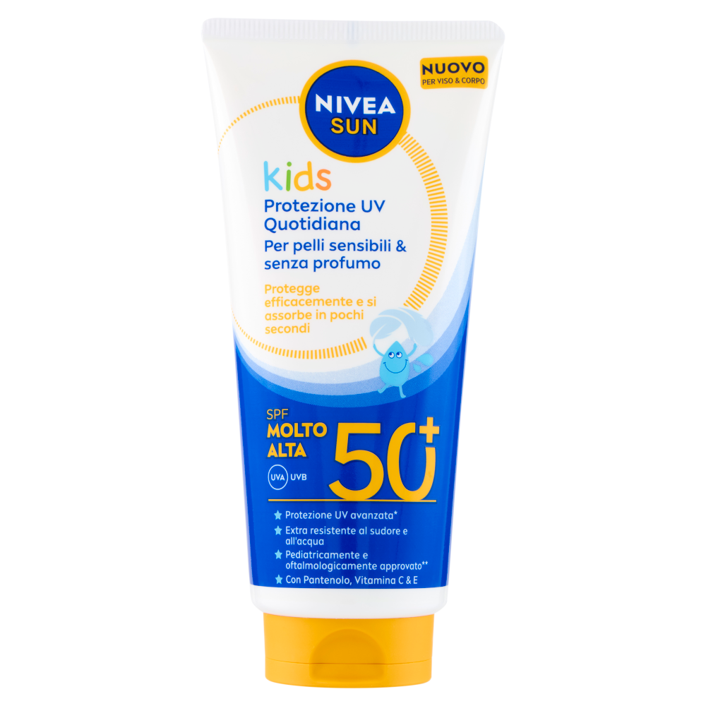Nivea Sun kids Protezione UV Quotidiana SPF Molto Alta 50+ 100 ml