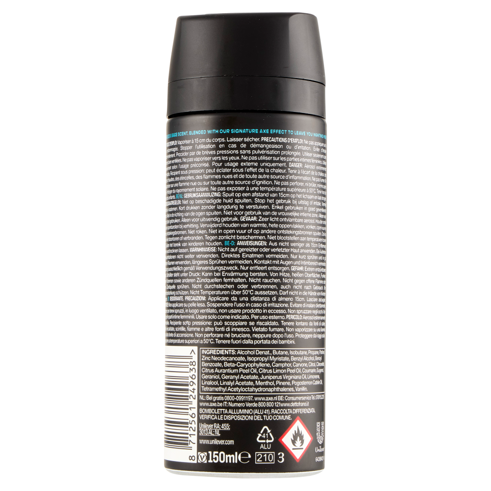 Axe Marine Deodorant Body Spray 150 ml