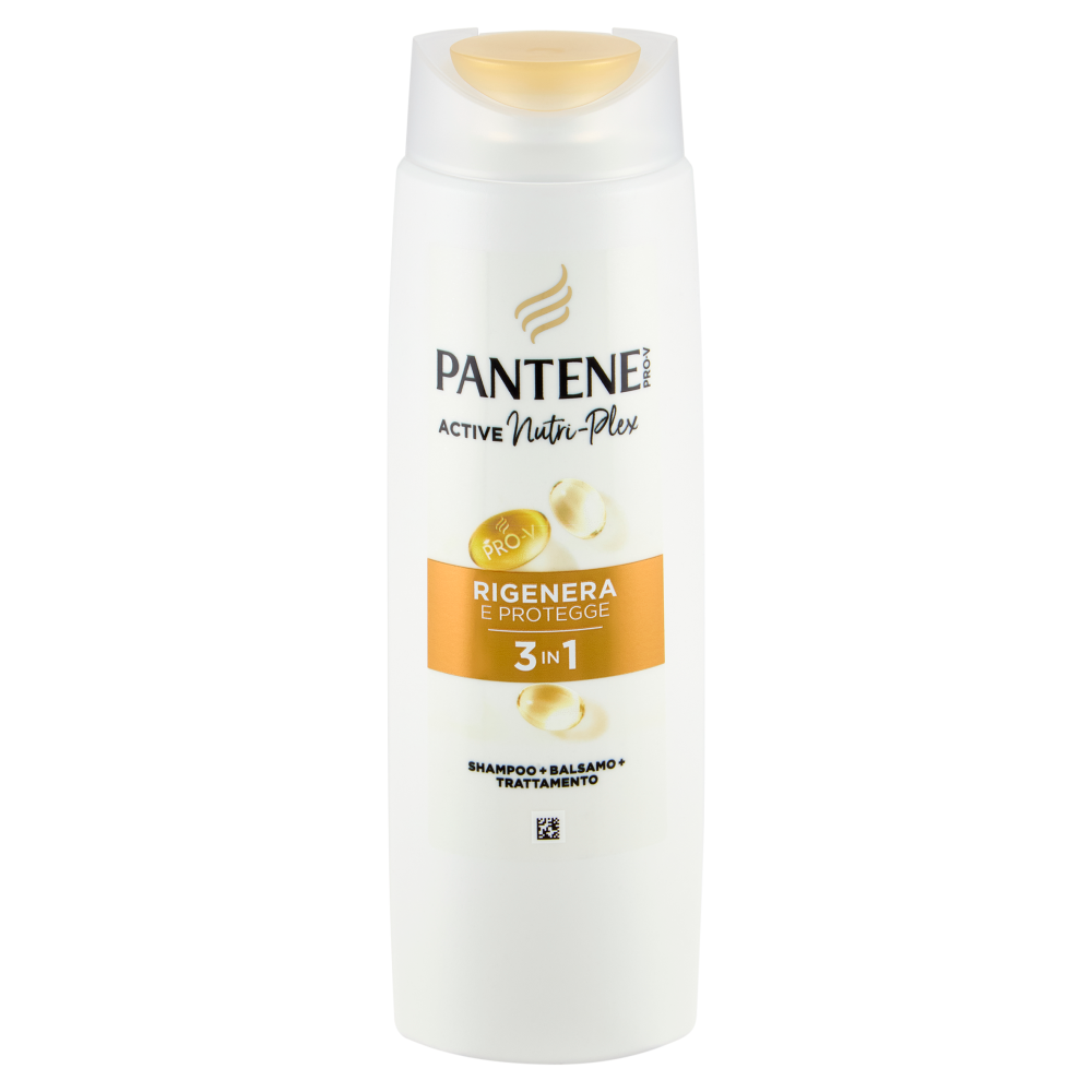 Pantene Pro-V Rigenera e Protegge 3 in 1 Shampoo + Balsamo + Trattamento Active Nutri-Plex 250 ml