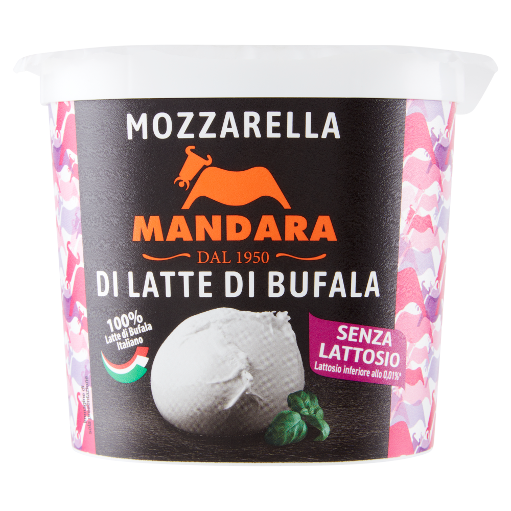 Mandara Mozzarella di Bufala Senza Lattosio 200 g