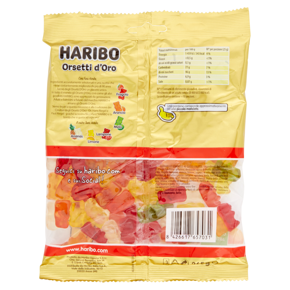 Haribo Orsetti d'Oro 265 g