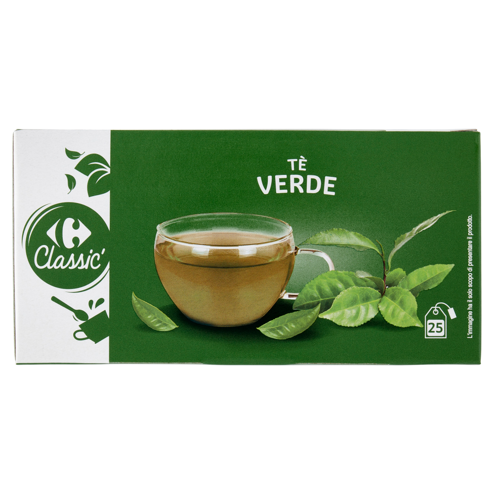 Carrefour Classic Tè Verde filtri 25 x 1,75 g