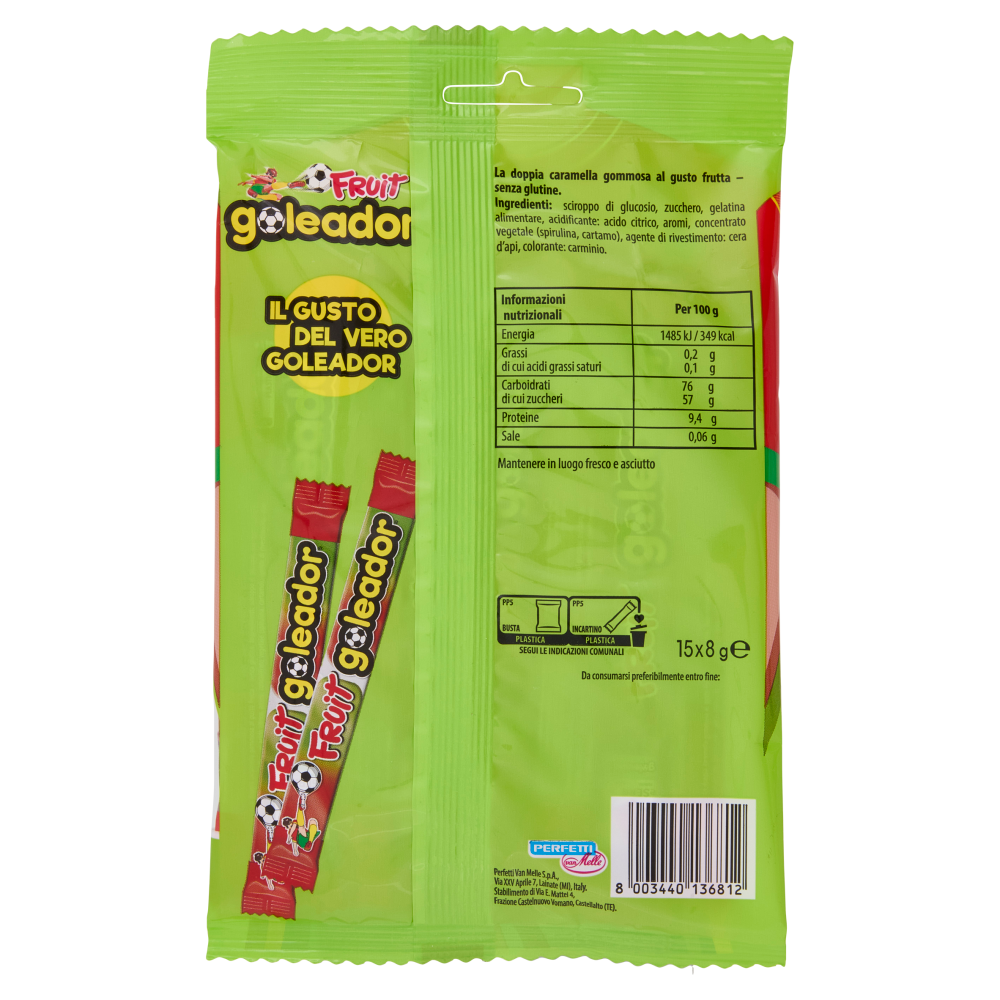 goleador Fruit 15 x 8 g