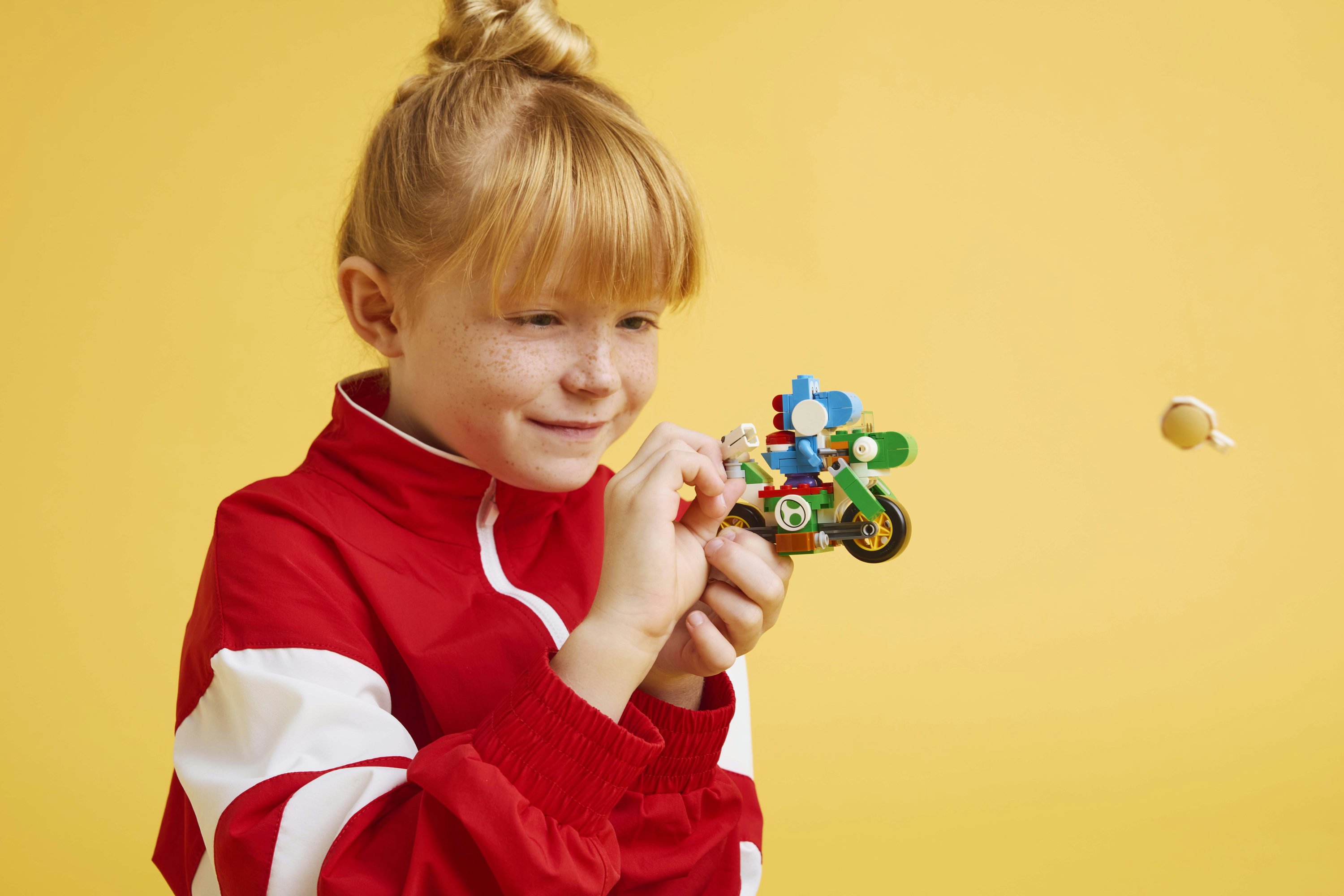 LEGO Super Mario 72031 Mario Kart : Moto Yoshi, Giocattolo Interattivo, Giochi per Bambini 7+, Regalo Nintendo da Collezione