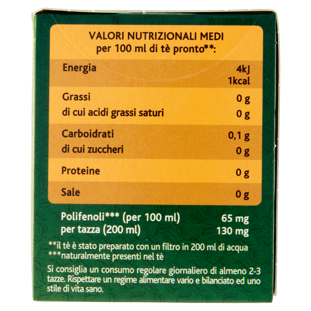 Sir Winston Tea Zenzero e Arancia Tè Verde 20 x 1,75 g