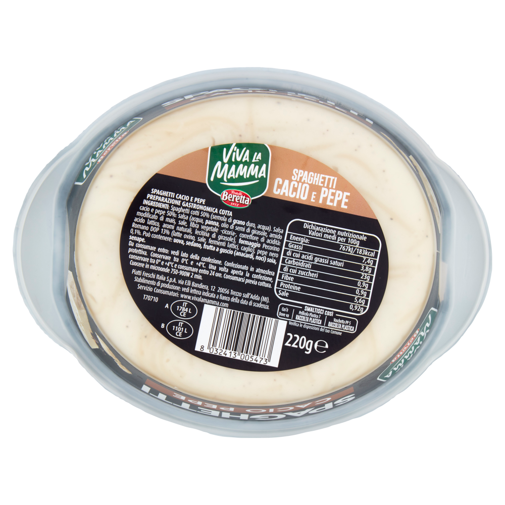 Viva la Mamma Spaghetti Cacio Pepe 220 g