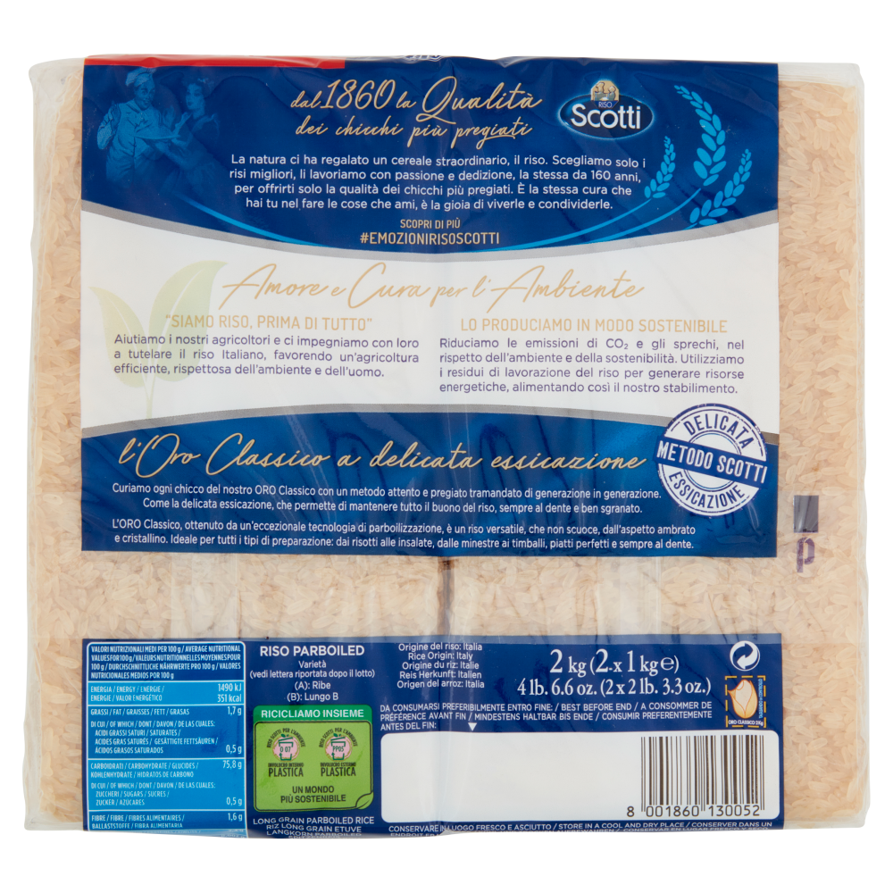 Riso Scotti Oro Classico 2 x 1 kg