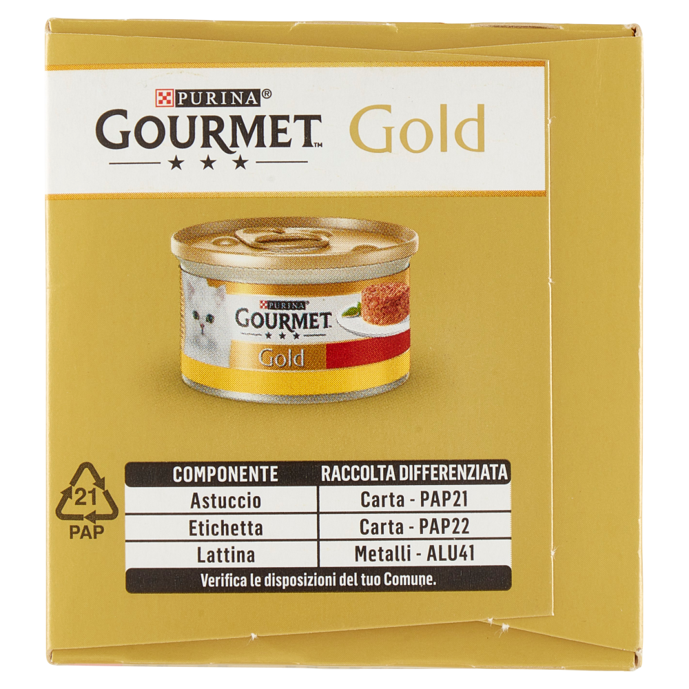 PURINA GOURMET Gold Tortini Pollo / Manzo 4 x 85 g