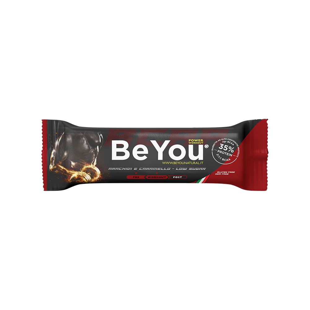 BeYou, POWER WORKOUT BCAA Arachidi e Caramello 45 g