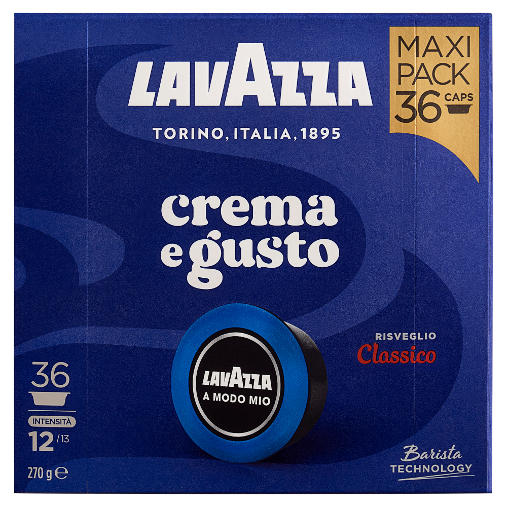 Lavazza A Modo Mio crema e gusto Classico 36 Capsule 270 g