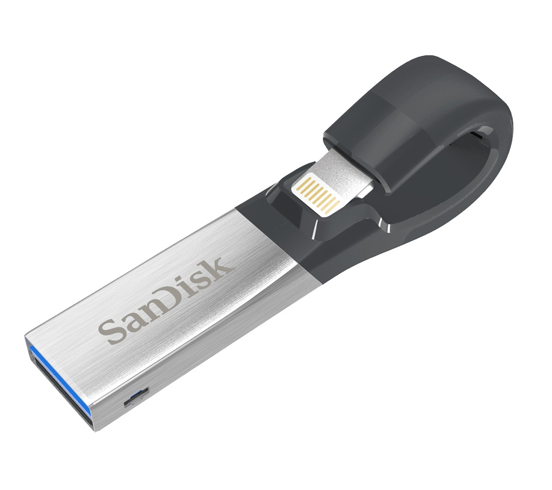SanDisk iXpand unità flash USB 32 GB USB Type-A / Lightning 3.2 Gen 1 (3.1 Gen 1) Nero, Argento
