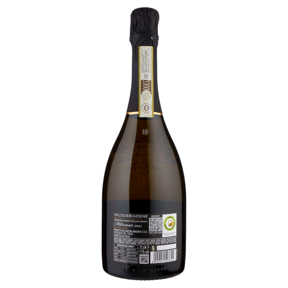 Cantine Maschio Valdobbiadene Prosecco Superiore DOCG Millesimato Extra Dry 75 cl