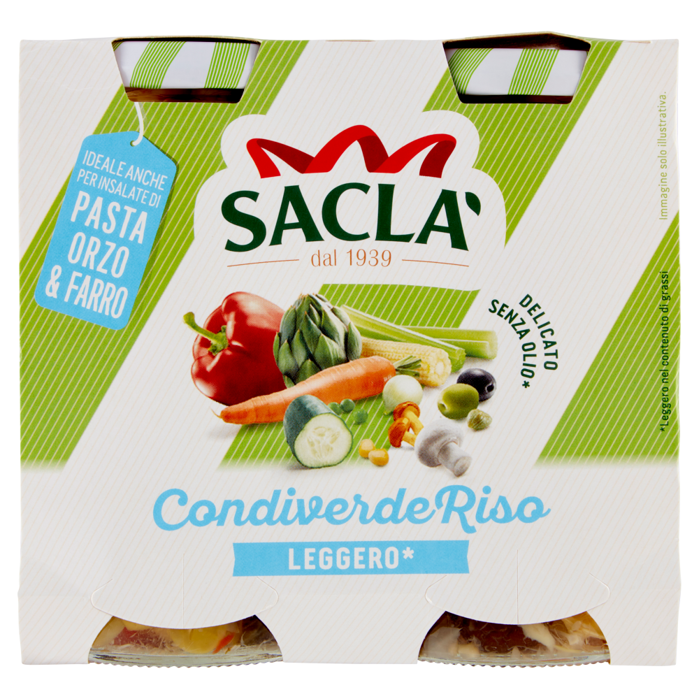 Saclà Condiverde Riso Leggero* 2 x 290 g