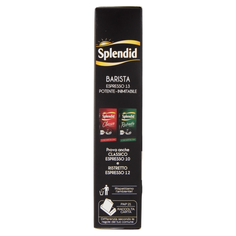 Splendid Barista 13- 10 Capsule Caff&egrave; Compatibili con Macchine Nespresso*&reg; Original 52g