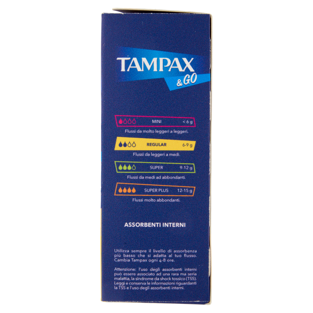 Tampax & Go Regular 18 pz