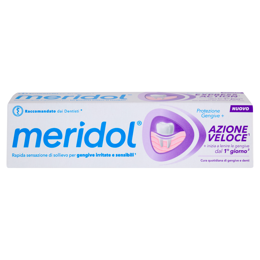 meridol dentifricio Protezione Gengive e Azione Veloce 75 ml