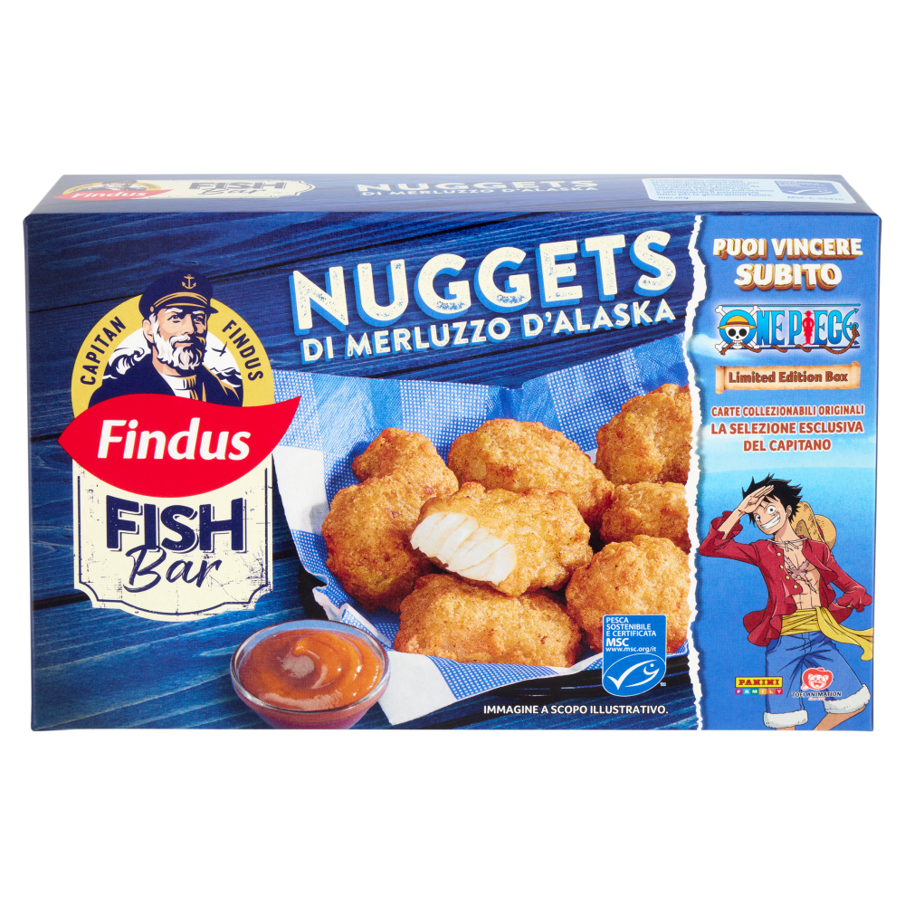 Capitan Findus Fish Bar Nuggets di Merluzzo D'Alaska 245 g