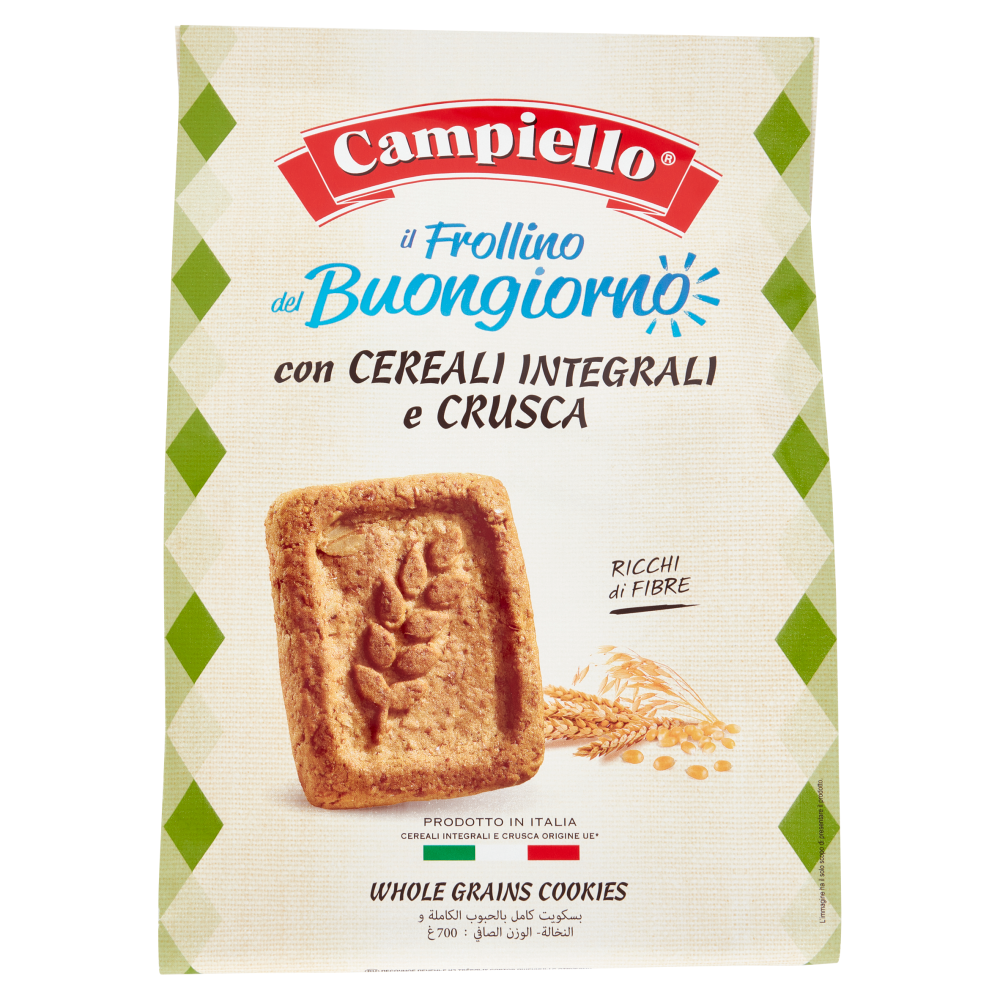 Campiello il Frollino del Buongiorno con Cereali Integrali e Crusca 700 g
