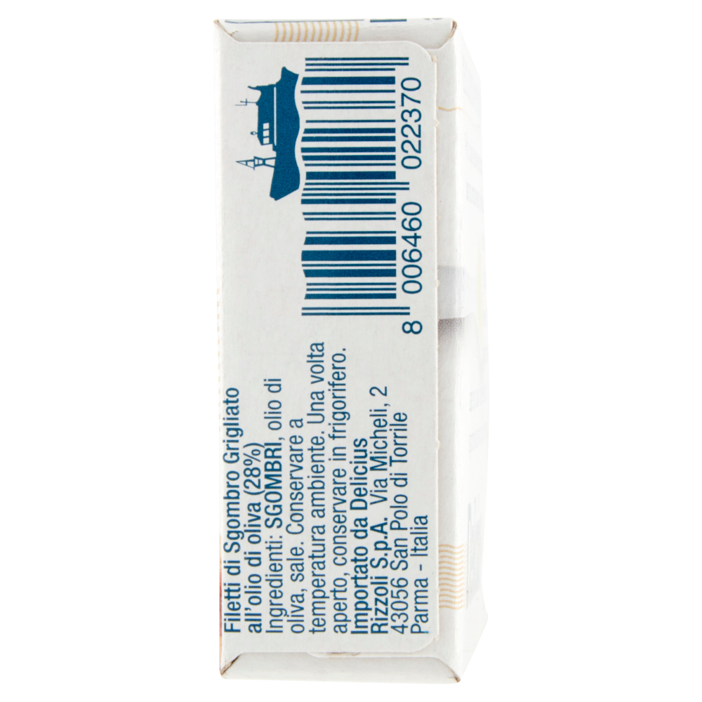 Delicius Grigliati Filetti di Sgombro all'olio di oliva 90 g