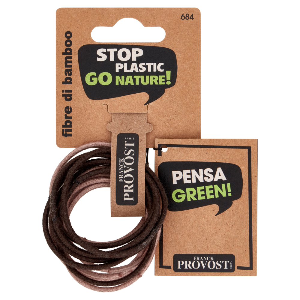 Franck Provost fibre di bamboo Elastici per capelli 12 pz