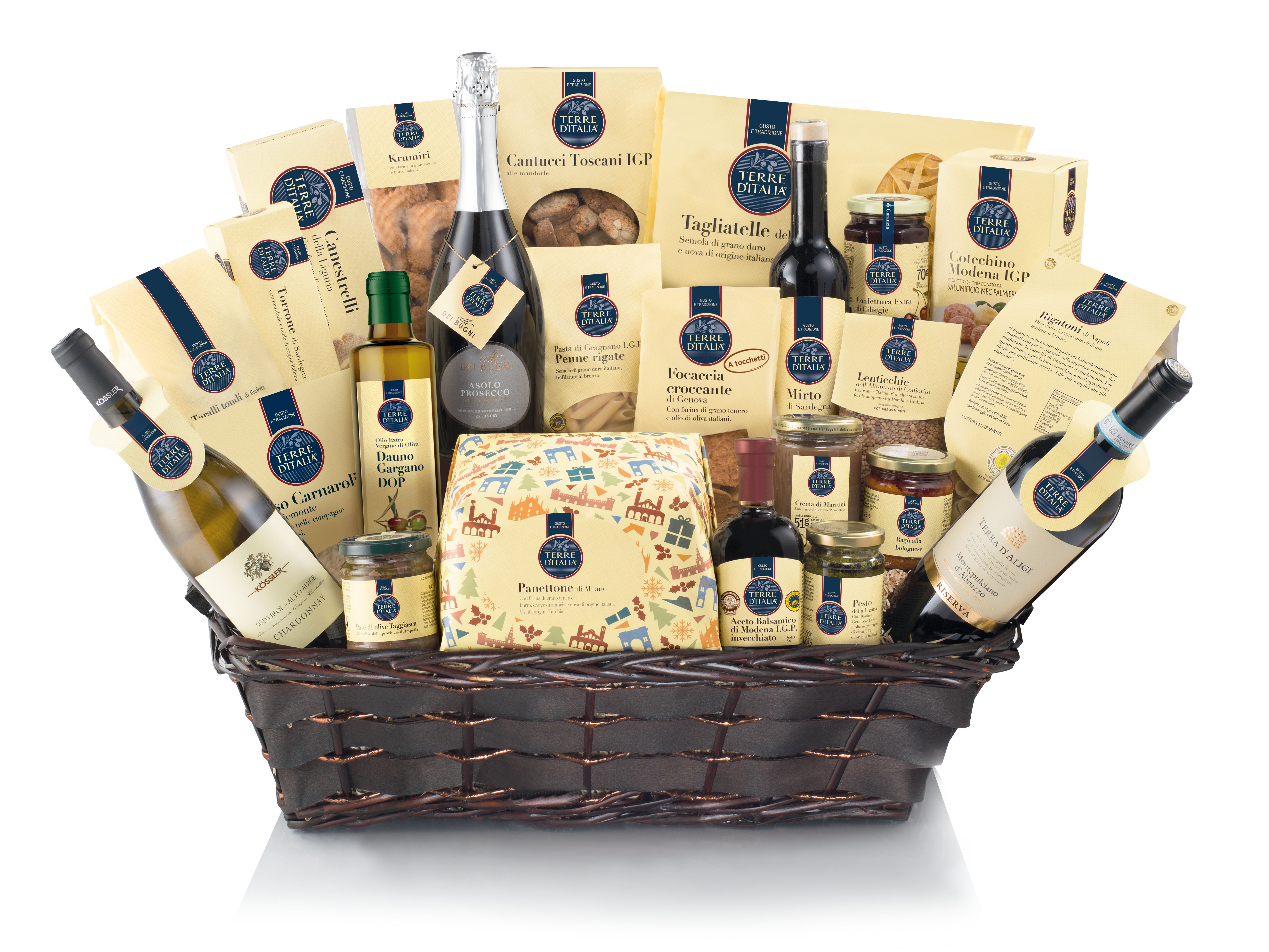 Cesto natalizio Tulipano - 24 prodotti