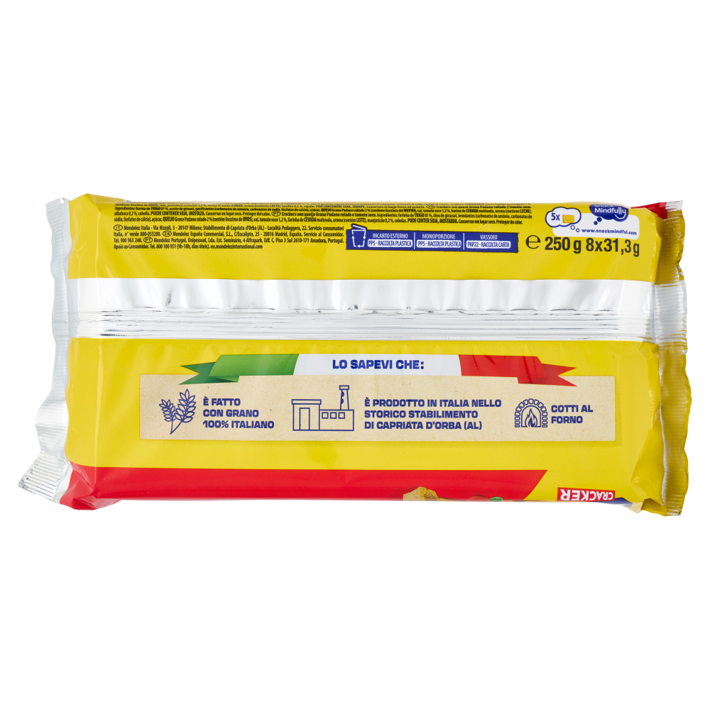 Tuc Cracker con Pomodoro e Grana Padano D.O.P. - 250 g