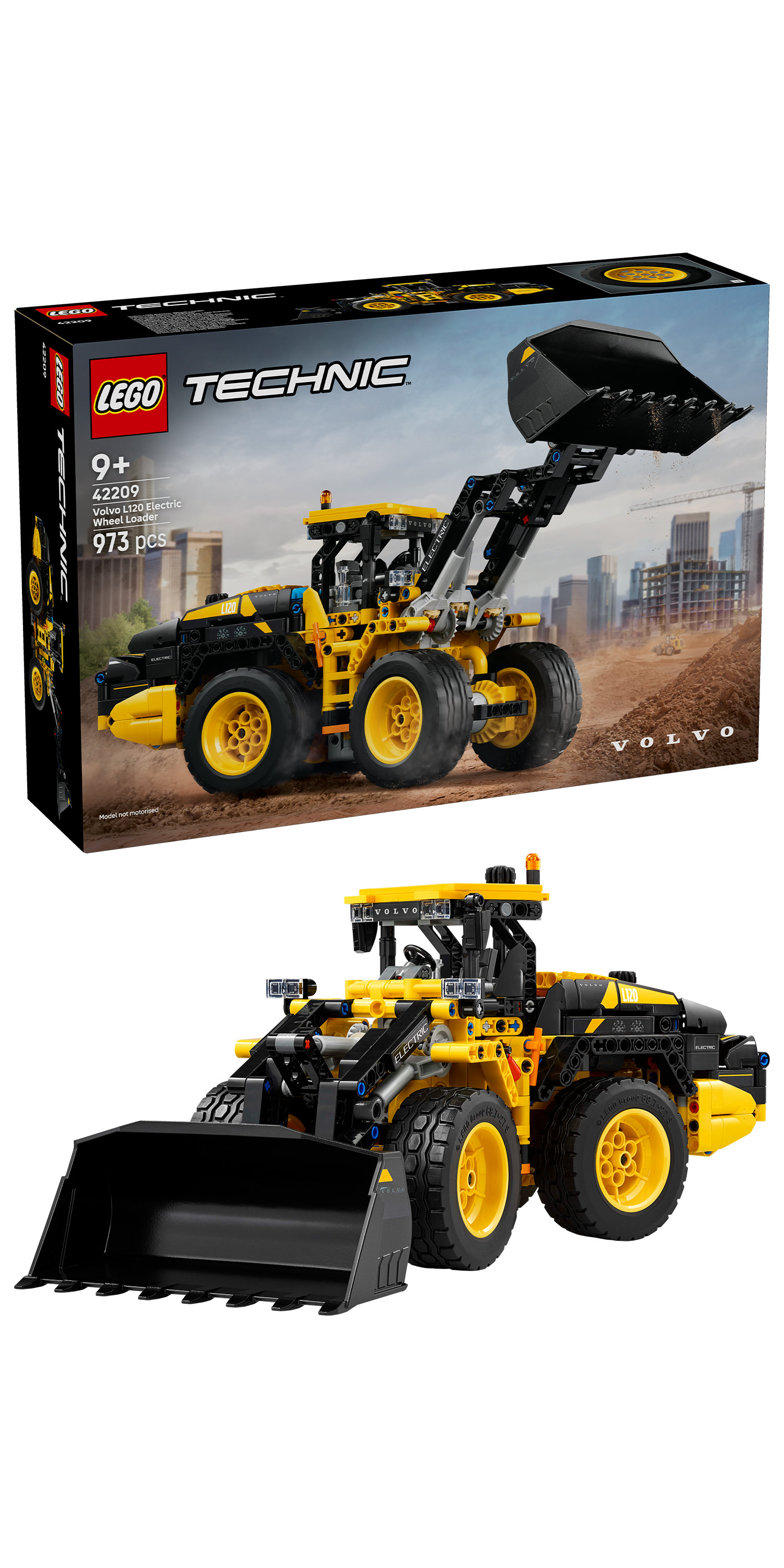 LEGO Technic Pala gommata Volvo L120 Electric