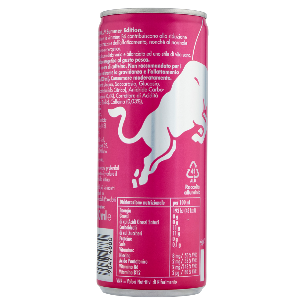 Red Bull Energy Drink, Gusto Pesca, 250 ml