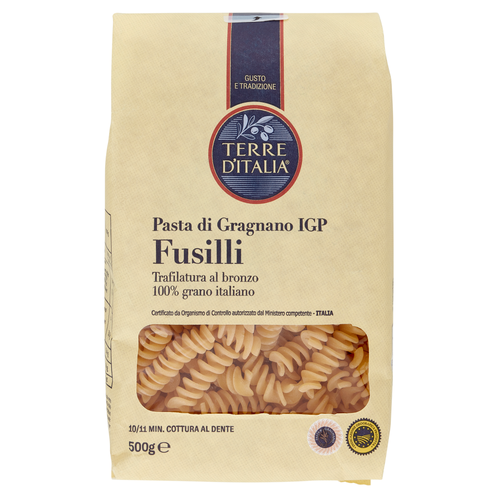 Terre d'Italia Pasta di Gragnano IGP Fusilli 500 g