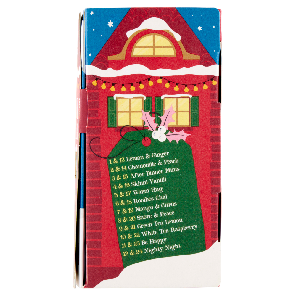 CUPPER Calendario dell'Avvento Biologico, Cofanetto Assortito di 12 tè e infusi, 24 Bustine 47 g