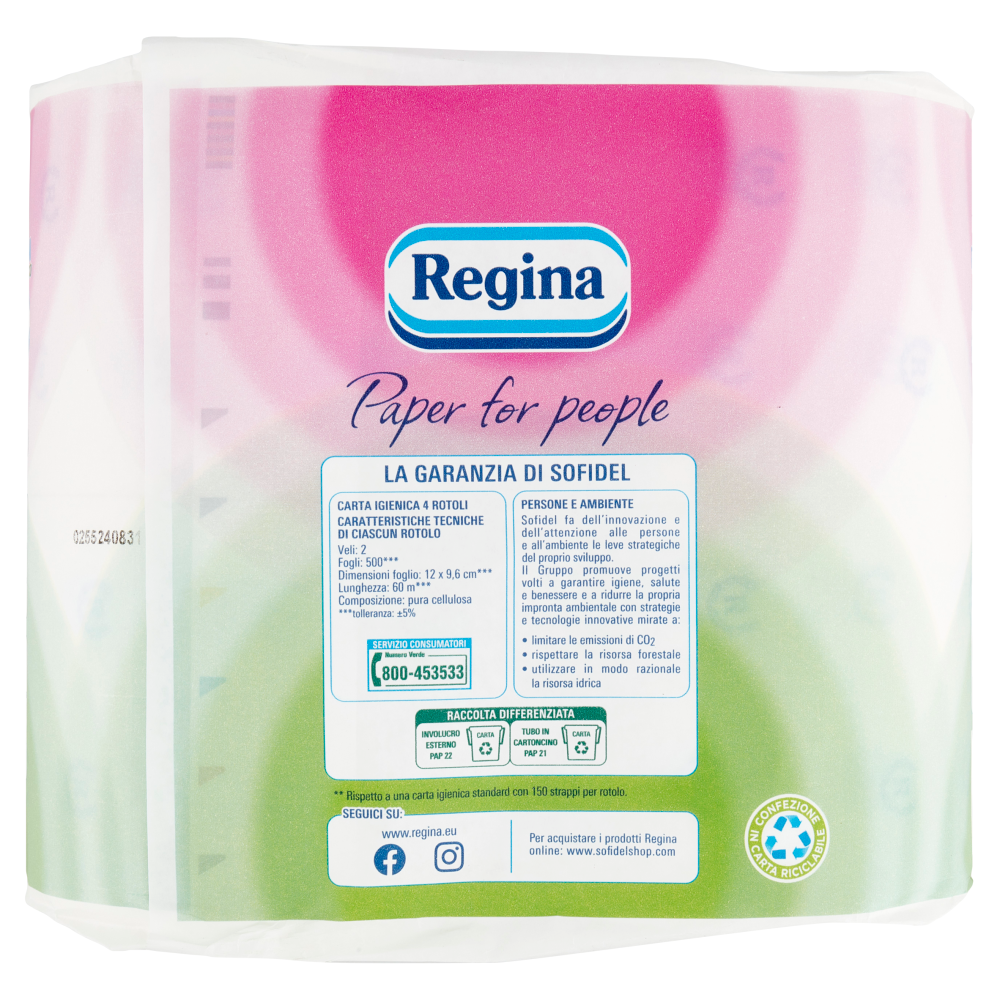 Rotoloni Regina Eco carta igienica 4 rotoli