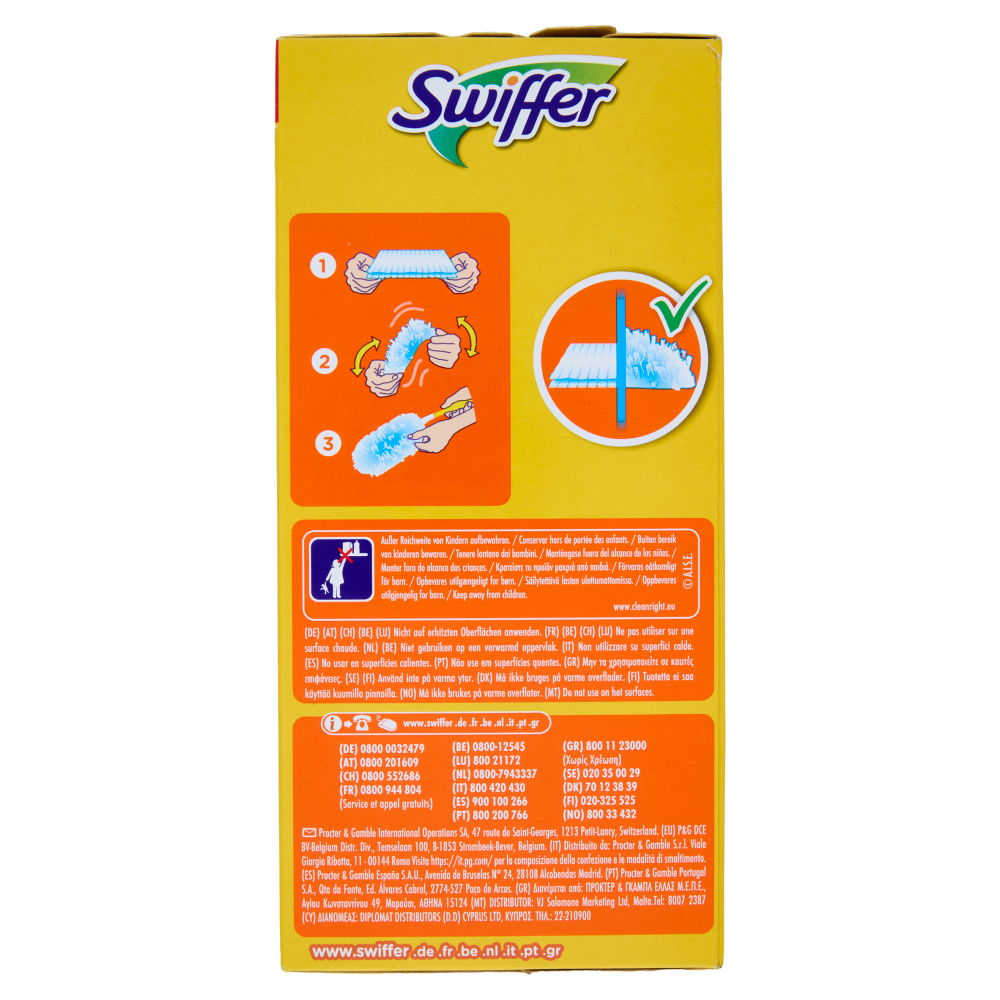 Swiffer Duster Cattura Polvere - Ricarica 23 Piumini per spolverare