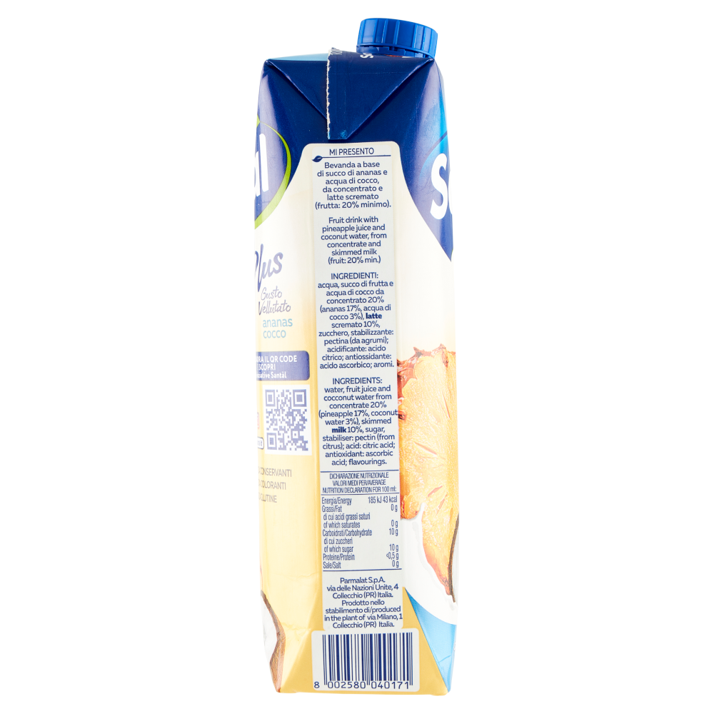 Santàl Plus Gusto Vellutato ananas cocco 1000 ml