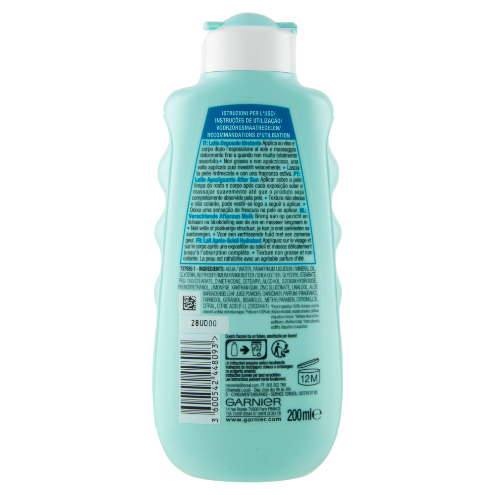 Garnier Ambre Solaire Latte Idratante Doposole 200 ml
