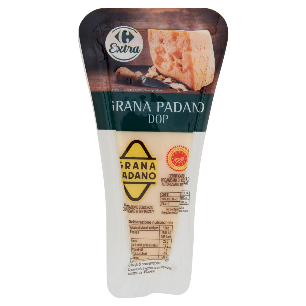 Carrefour Extra Grana Padano DOP Stagionatura Minima 12 Mesi 400 g