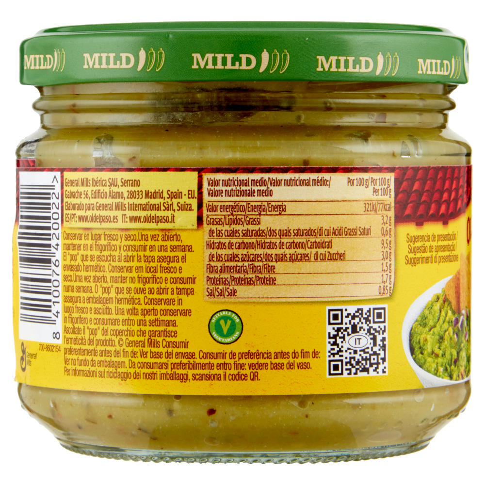 Old El Paso Guacamole Mild 320 g