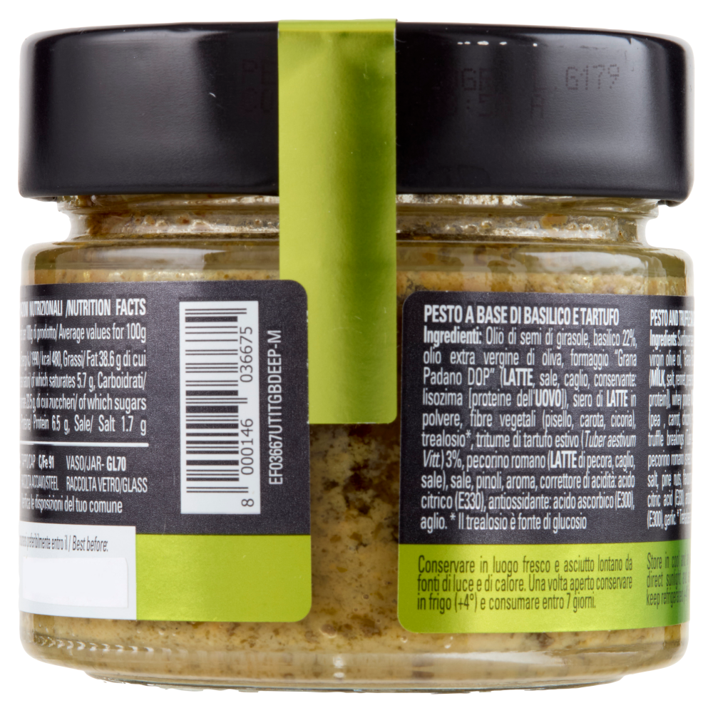 Urbani Tartufi Sugo Pronto Pesto e Tartufo 130 g