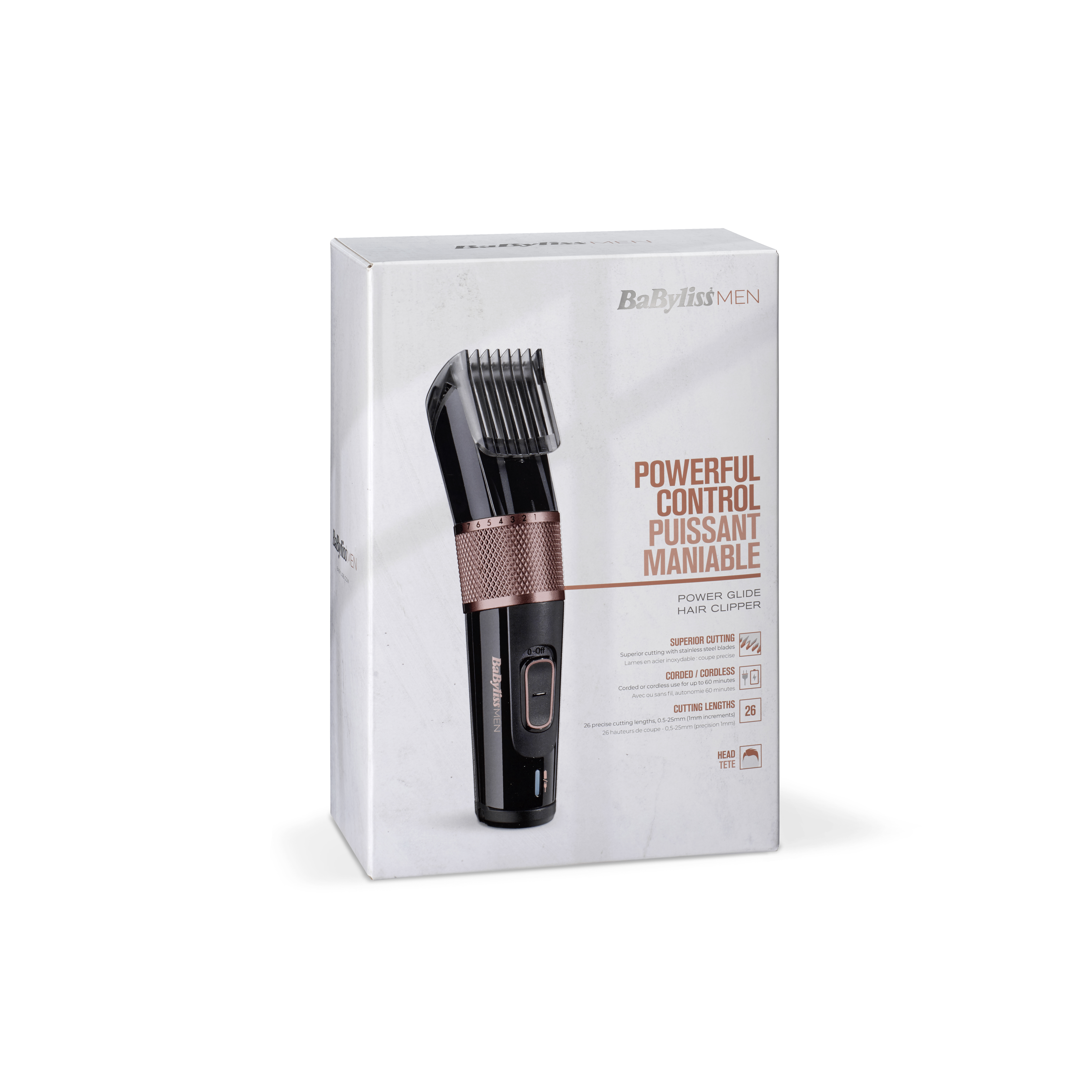 BaByliss E974E tagliacapelli Nero, Marrone 26