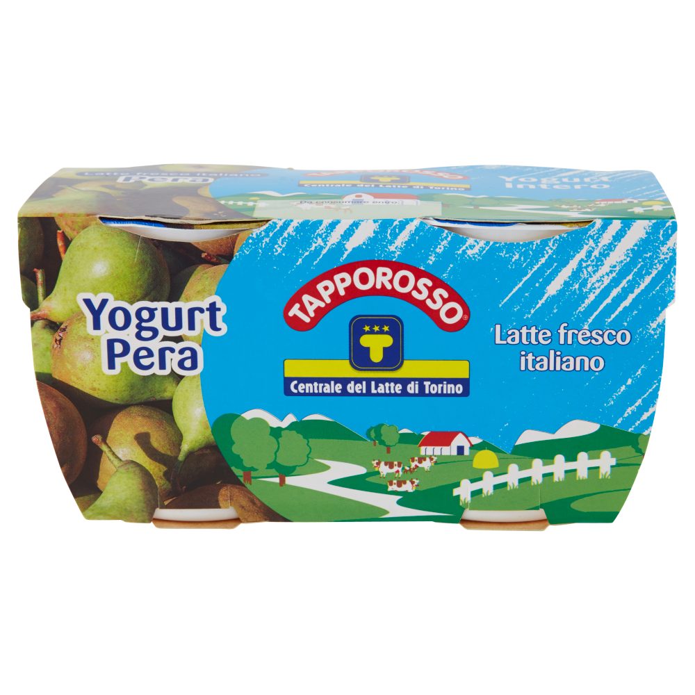 Centrale del Latte di Torino Tapporosso Yogurt Intero Pera 2 x 125 g
