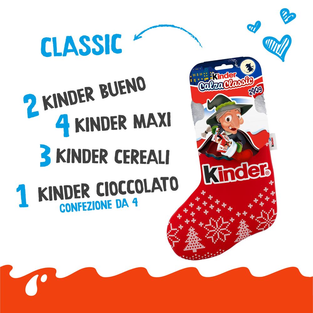 Kinder Calza Classic 10 pezzi 290 g