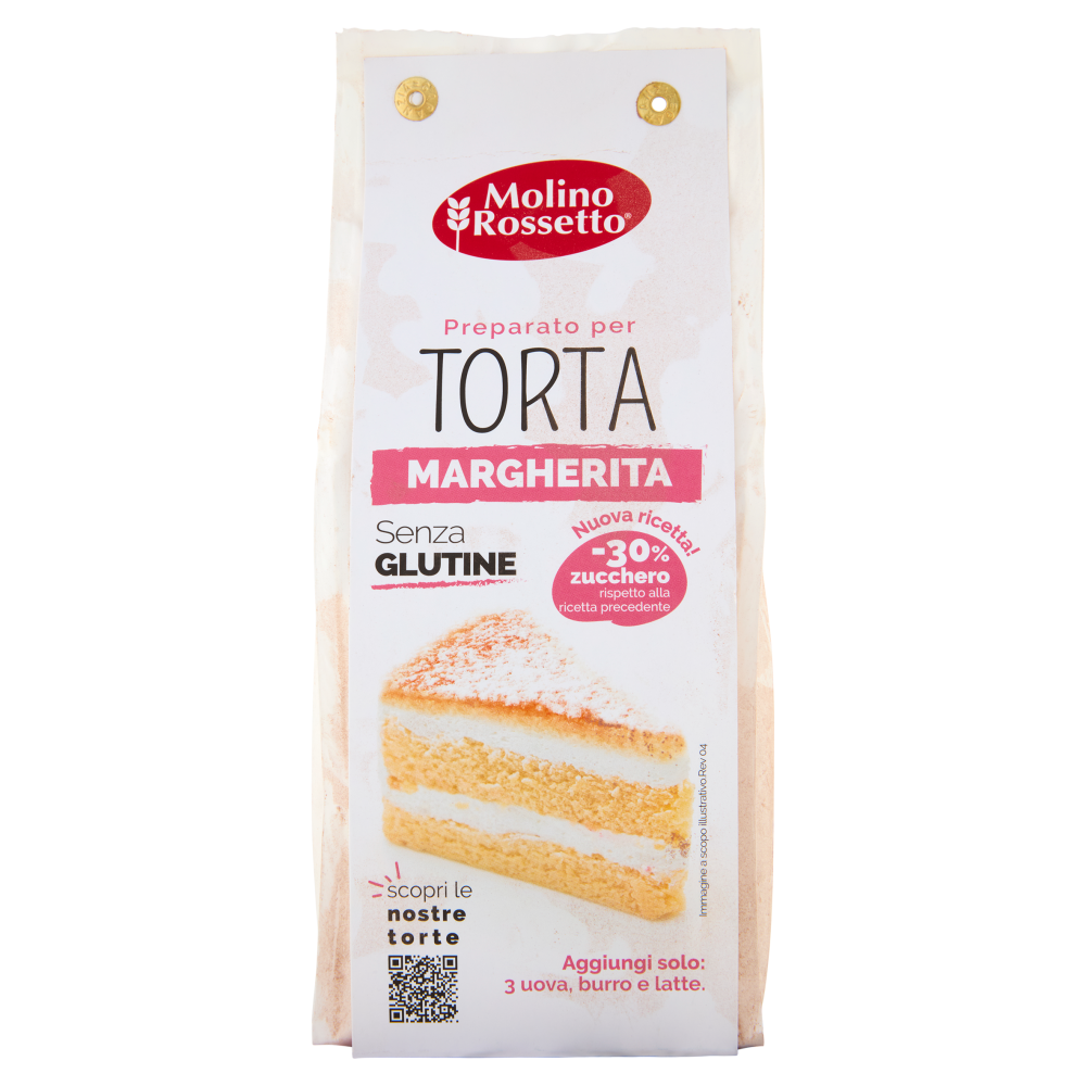 Molino Rossetto Preparato per Torta Margherita Senza Glutine 400 g