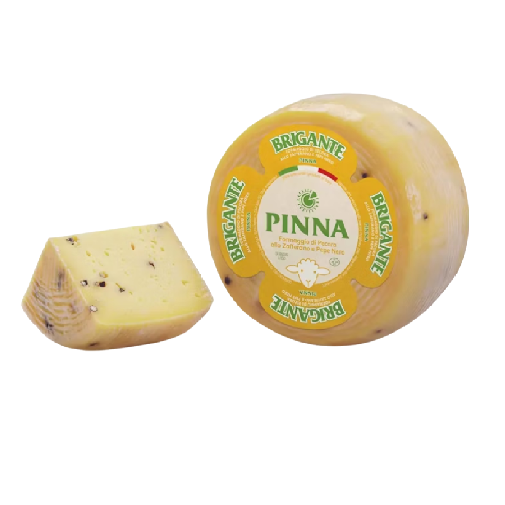 Pecorino Brigante con Zafferano e Pepe