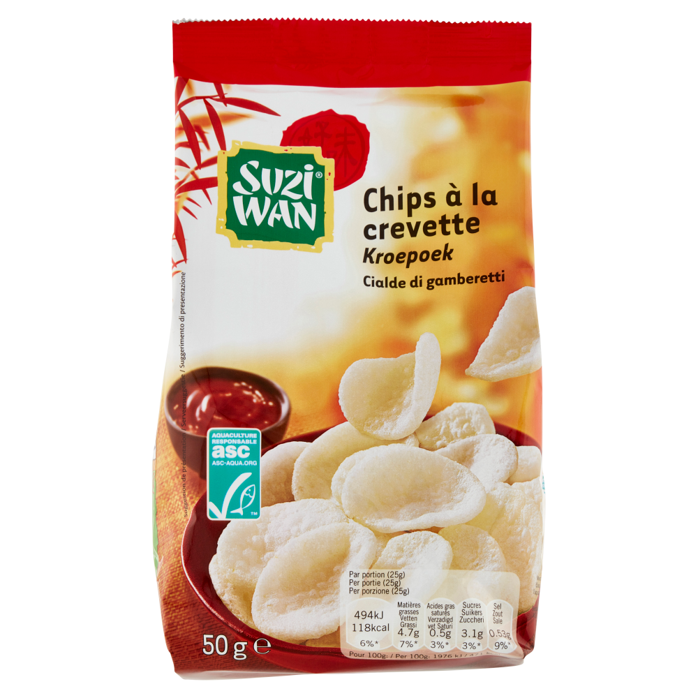 Suzi Wan Cialde di gamberetti 50 g