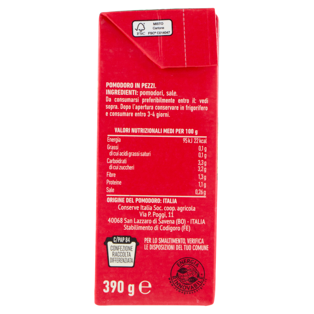 Valfrutta al Vapore Polpa Fine 390 g