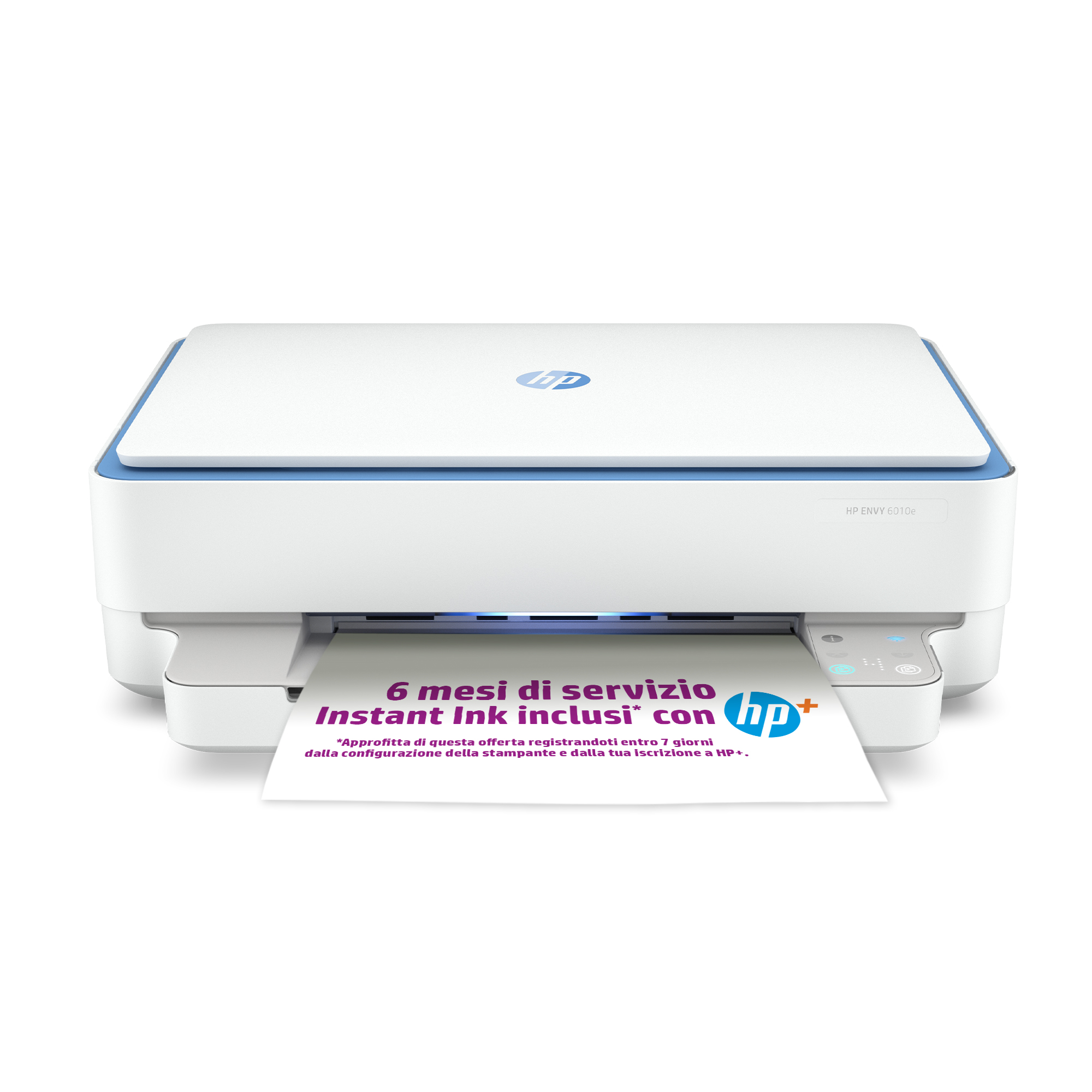 HP ENVY 6010e Wireless All-in-One Colore Stampante, Instant Ink; Fotocopiatrice, scanner