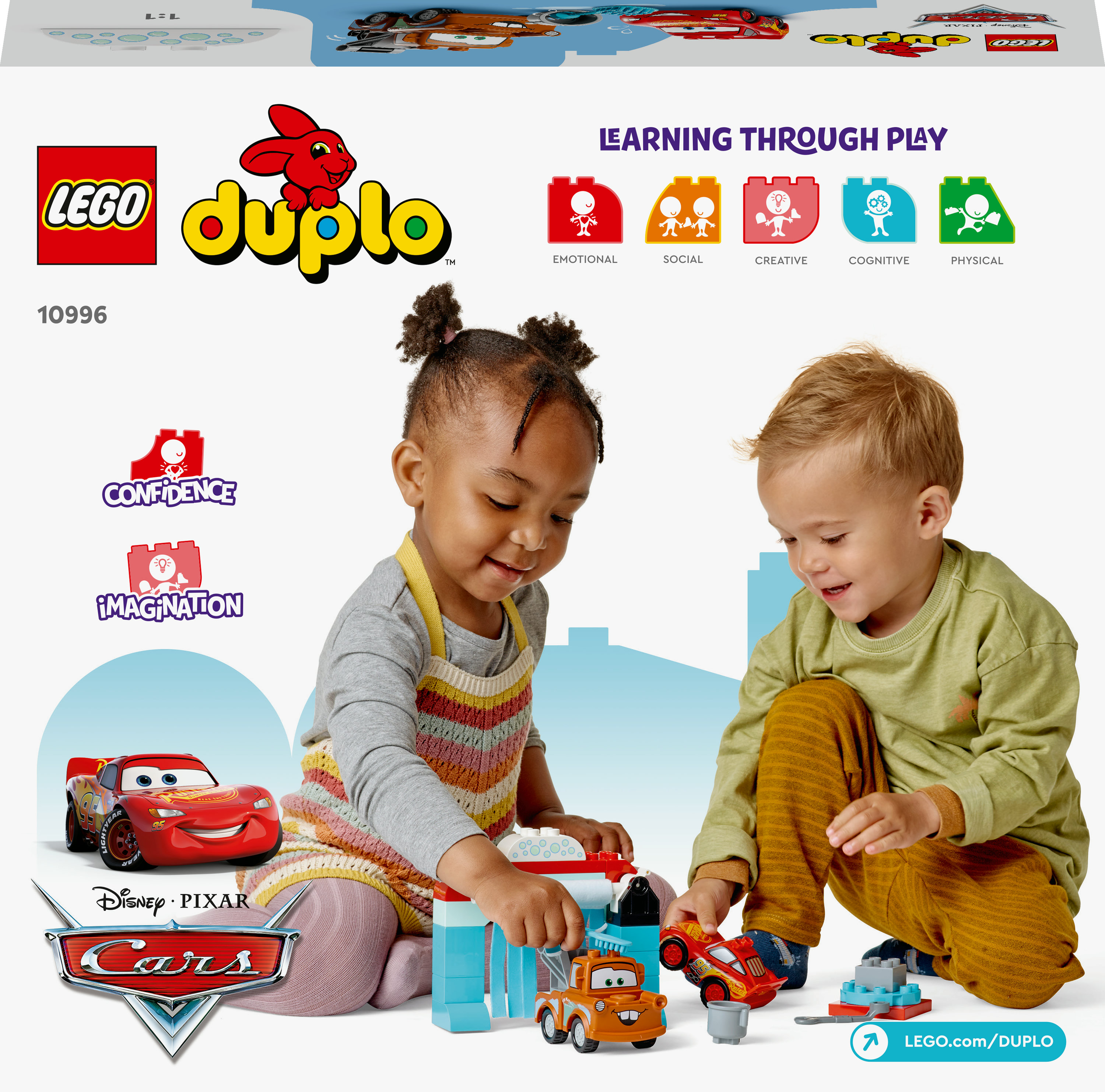 LEGO DUPLO Divertimento all’autolavaggio con Saetta McQueen e Cricchetto