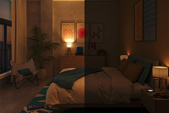 Philips Lamp. G95 LED intell., base E27, 1055 lm
