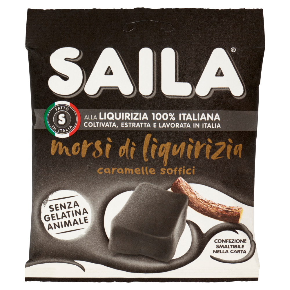 Saila morsi di liquirizia caramelle soffici 100 g