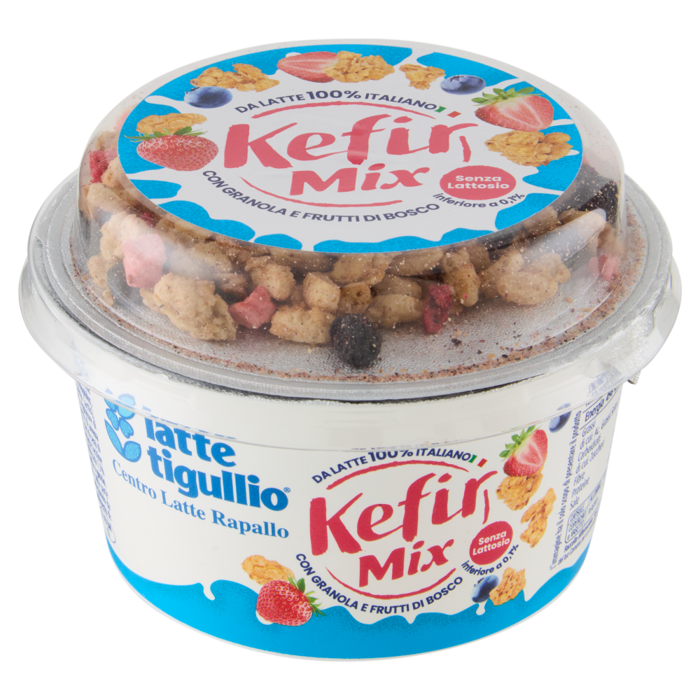 latte tigullio Kefir Mix con Granola e Frutti di Bosco Senza Lattosio 150 g