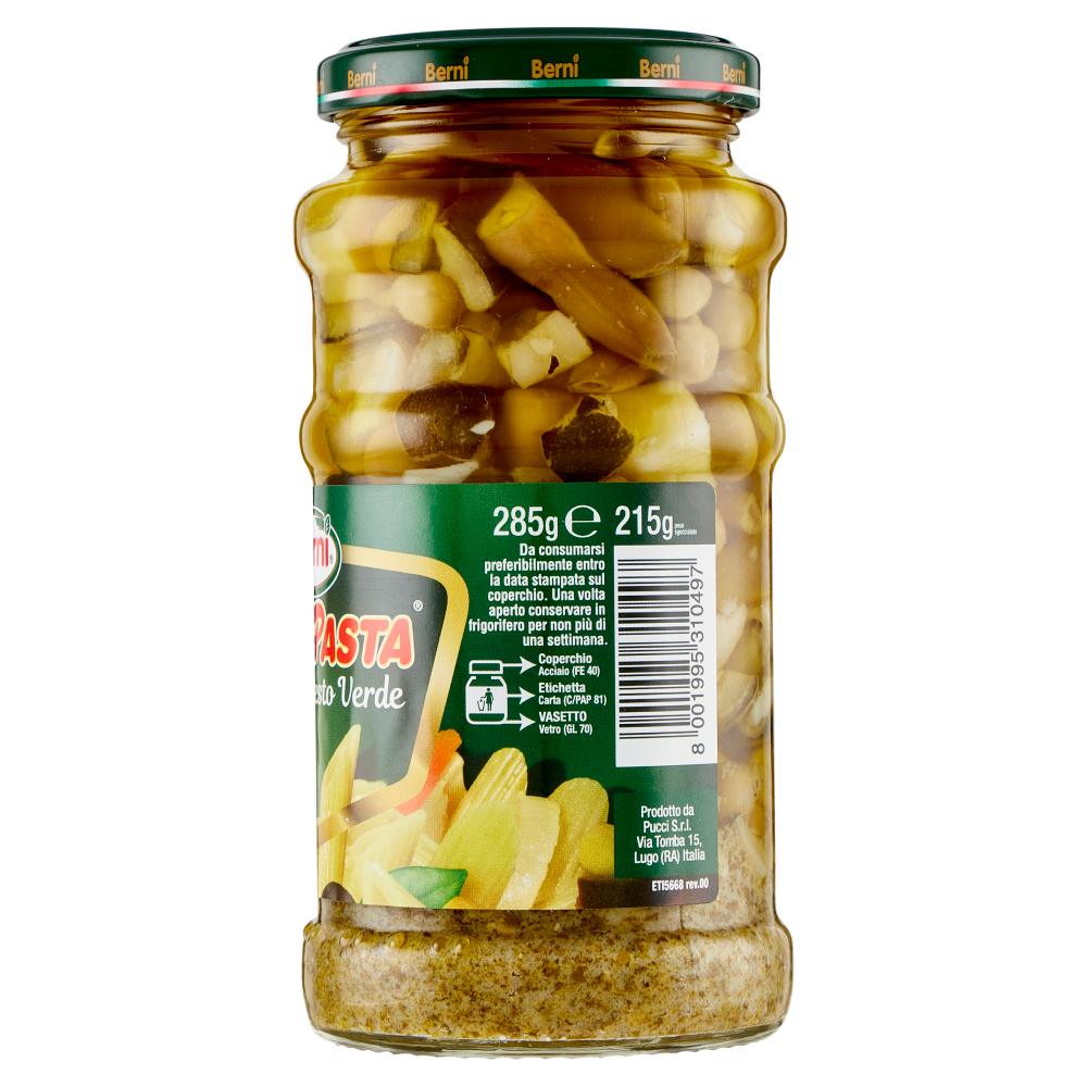 Berni Condipasta al Pesto Verde 285 g